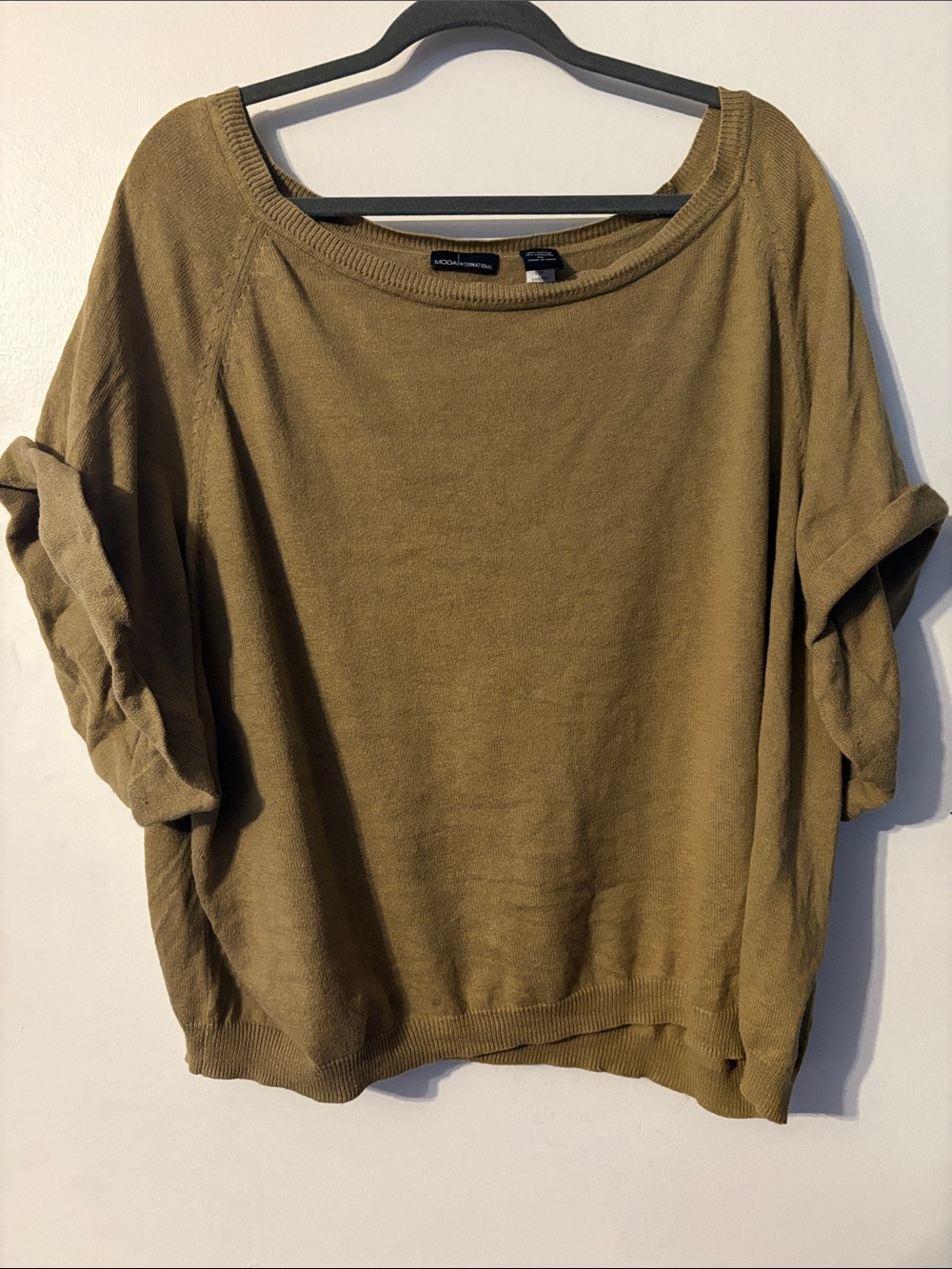 Dolman Sweater - Cotton Cashmere Blend